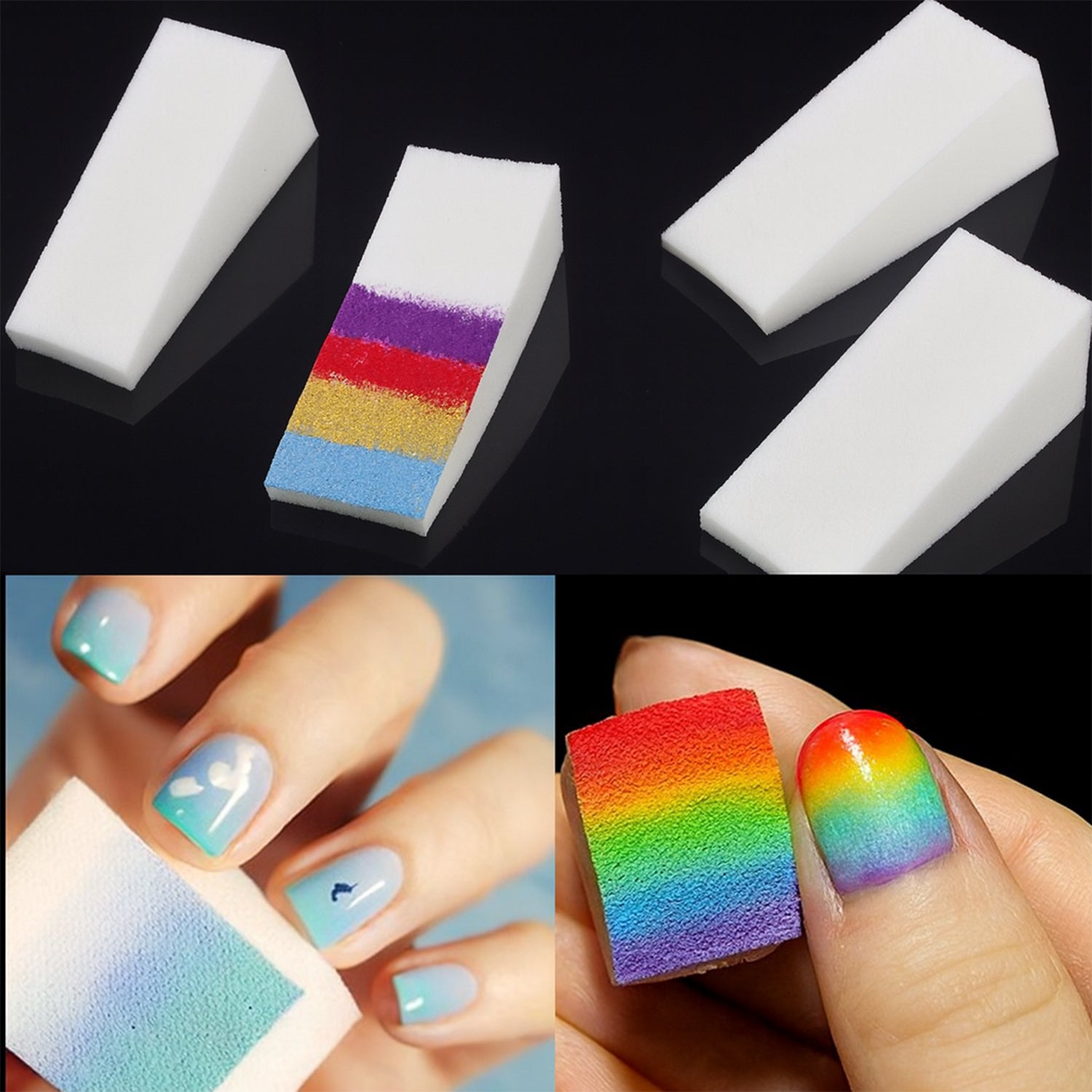 10 Pcs Nail Buffer Blocks – Professional Manicure & Pedicure Nail Polishing Sponge 10 Pcs Nail Buffer Blocks – Professional Manicure & Pedicure Nail Polishing Sponge